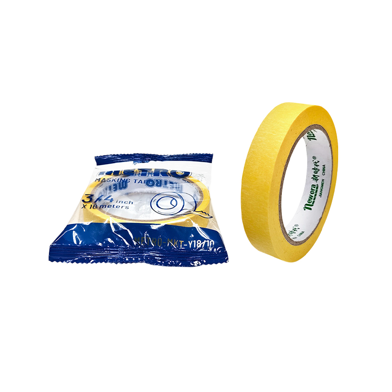 White Masking Tape Medium and High Viscosity Wall Seamless Wrinkle Paper Masking Decoration Hand Tearable Masking Tape Wholesale